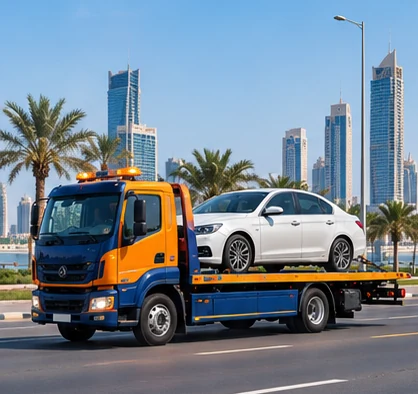Hydraulic Flatbed Towing in Al Khobar — vehicle towing in Al Khobar