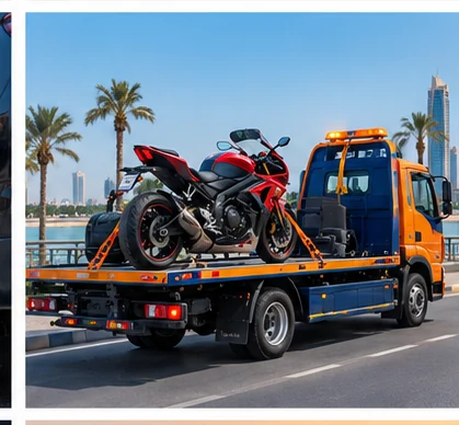 نقل الدراجات النارية في الخبر — vehicle towing in Al Khobar